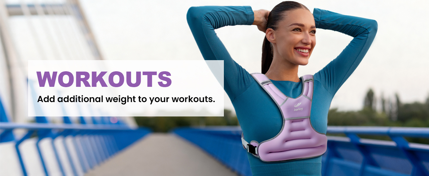 Weighted Vest for Women Men Weight Training Vest for Workout Running Walking Exercise Weight Loss