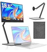 Dopesplay Portable Monitor, 15.6" FHD 1080P IPS Travel Monitor for Laptop, Foldable Stand &amp; Carry...