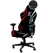 QYZDLM Water Repellent Gaming Chair Covers, 3D Printing Letter Design Stretchy Fit Non-Slip Gamin...