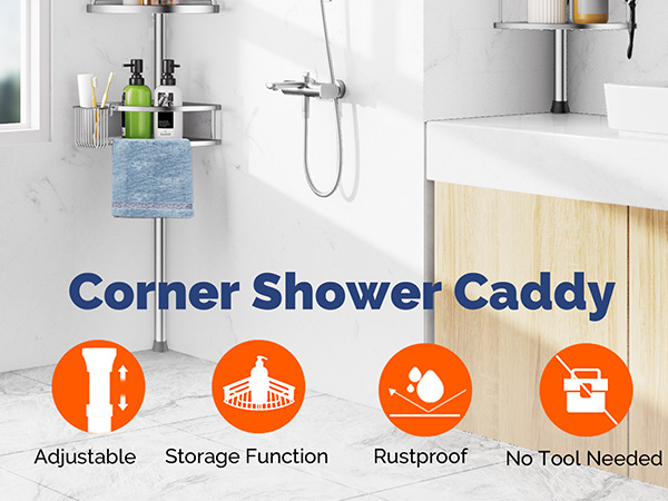 corner shower caddy