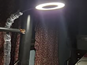 lamp clips on headboard for bed reading