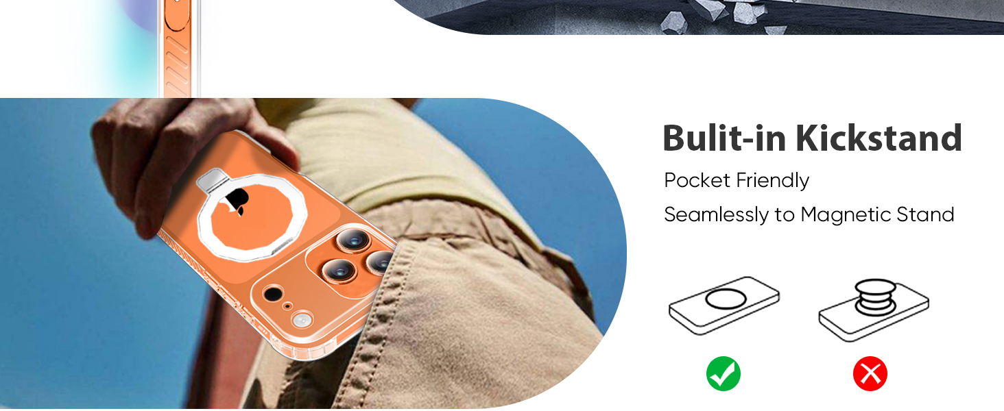 Built-in Kickstand