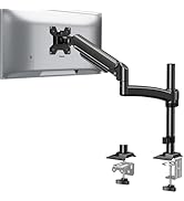ErgoFocus Single Monitor Mount Holds Max 22lbs, 13-32 inch Monitor Desk Mount, Height Adjustable ...