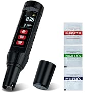 Mcbazel Upgraded Digital Pool Salt Tester &amp; PH Meter, 7 in 1 Water Tester Salinity, PH, Temp, EC,...