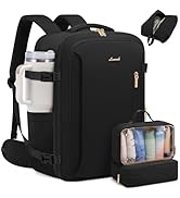 LOVEVOOK Travel Backpack For Women &amp; Men with Waist Strap,40L Waterproof Carry On Backpack Luggag...