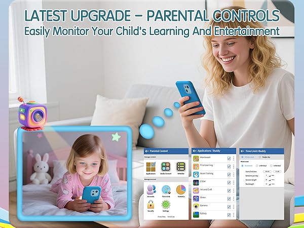 Equipped with parental controls