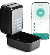 Thlevel Smart Key Lock Box Electronic Bluetooth Lock Box with Tuya APP Control &amp; PIN Code Types,S...