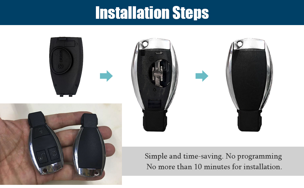 Car Key Rear Cover Replacement