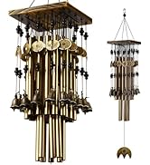 YLYYCC Wind Chimes for Outside, 30"Memorial Wind Chimes with 24 Copper Tubes and 16 Copper Bell f...