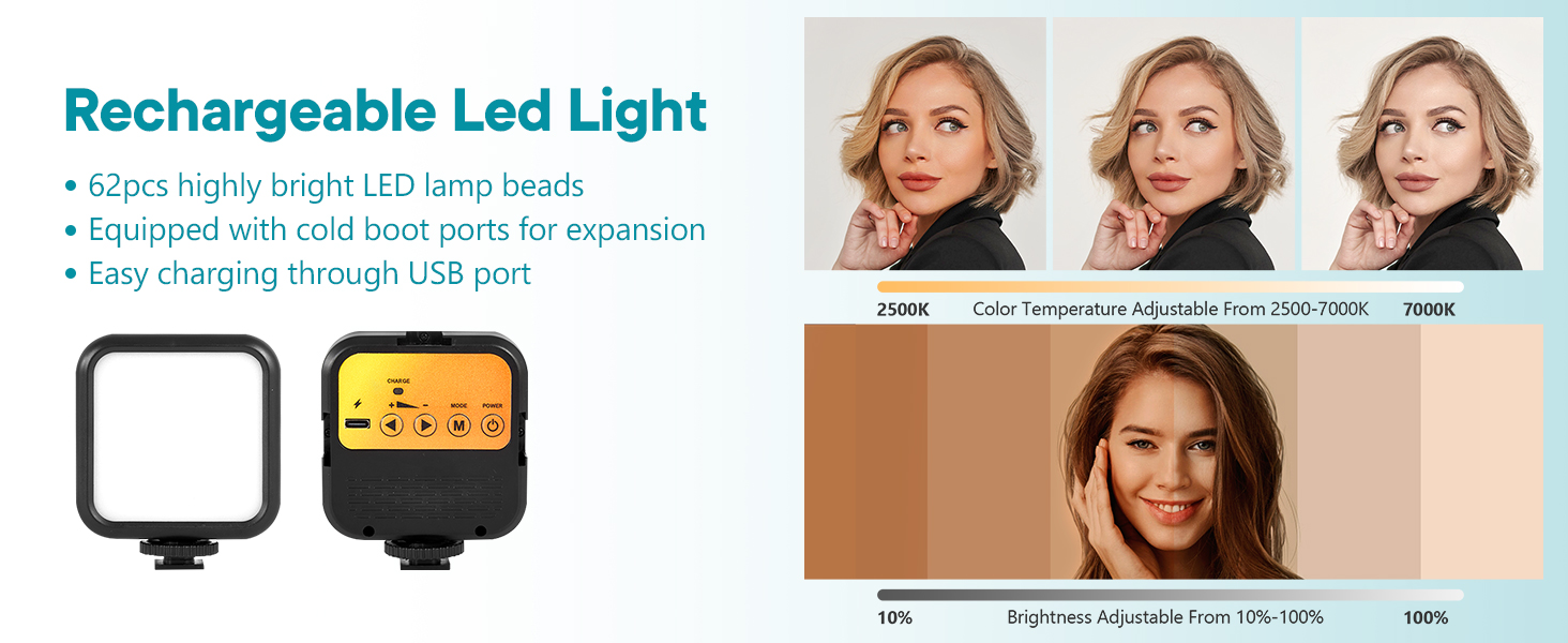 Vlogging Kit for iPhone, Android (with Tripod)