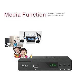 media function playback for movies pictures and music