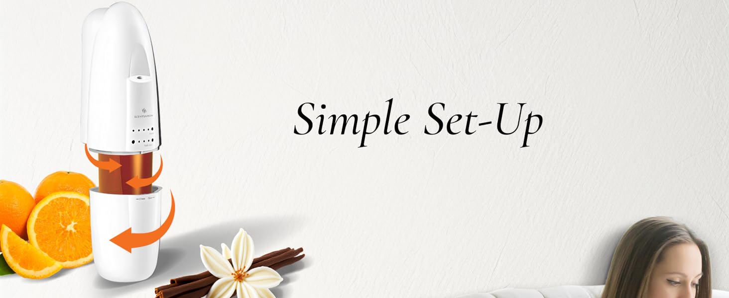 ESSENTIAL OIL PLUG IN WATERLESS DIFFUSER AROMA SCENT DIFUSOR LAVENDER HOTEL DESIGNER SCENTSATION