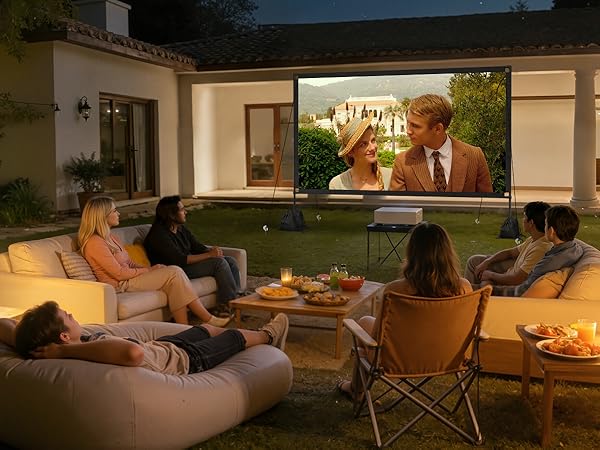 outdoor movie screen