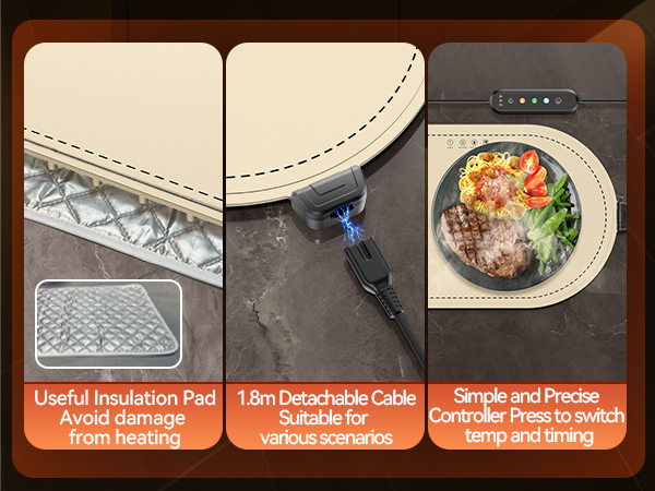 warming mat for food