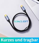 USB C to USB C 3.1 Cable 6.6FT, 10Gbps USB 3.1 Gen 2 Cable, 4K@60Hz Monitor Cord and 100W Fast Ch...