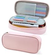 INNOIO Pencil Case Pouch, Cute Pencil Pouch, Zippered Pencil Bag, Fabric Pencil Box Aesthetic bac...
