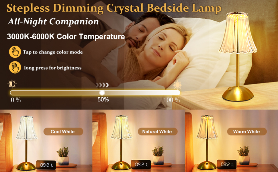 dimmable nightstand lamp