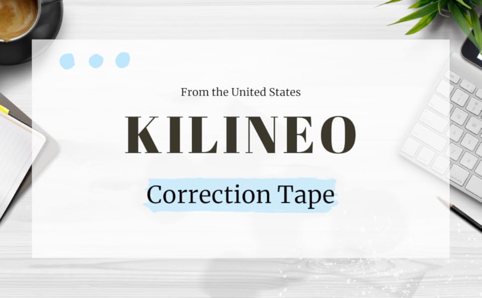 Kilineo white out tape