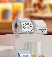 Transparent Round Thermal Label