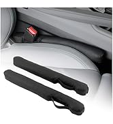 Figpade 2026 New Car Seat Gap Filler 2 Pack,Leather Seat Gap Filler Strip with Fix Strap to Avoid...