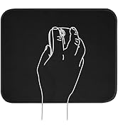 Mouse Pad, Nice and Cute Mouse Pad, Splash-Proof Textured 10.2 x 8.2Inch, Stitched Edge Non-Slip ...