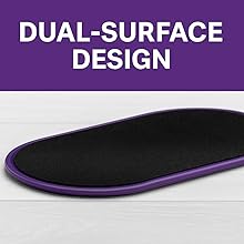 Pilates sliders dual surface design for carpet and hardwood floors