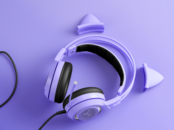  Detachable cat ear design