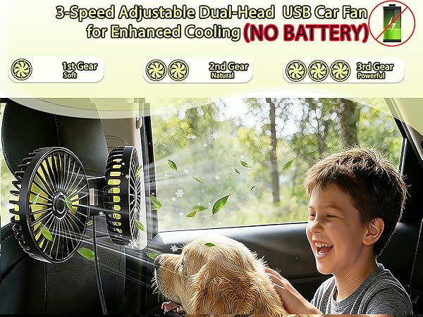 car fan for back seat