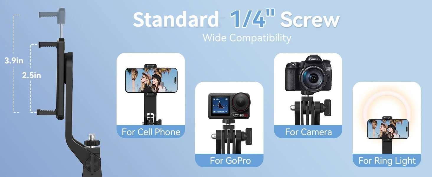 Phone Tripod Stand with Wireless Remote