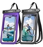 Rynapac Waterproof Phone Pouch - 2 Pack, IPX8 Waterproof Phone Case with Lanyard for iPhone 17 16...