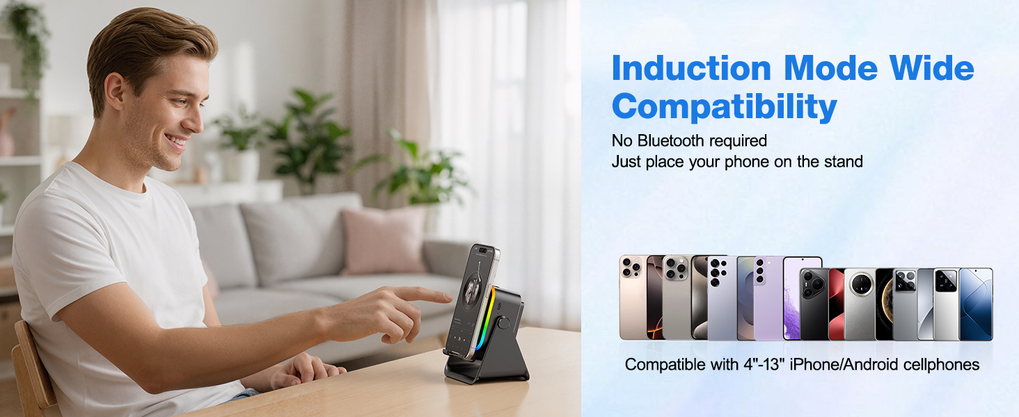 TARKARI Wireless Induction Speaker,