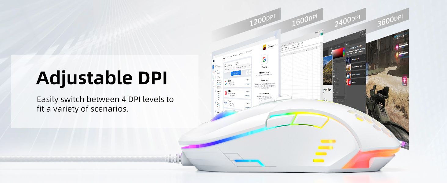 adjustable dpi
