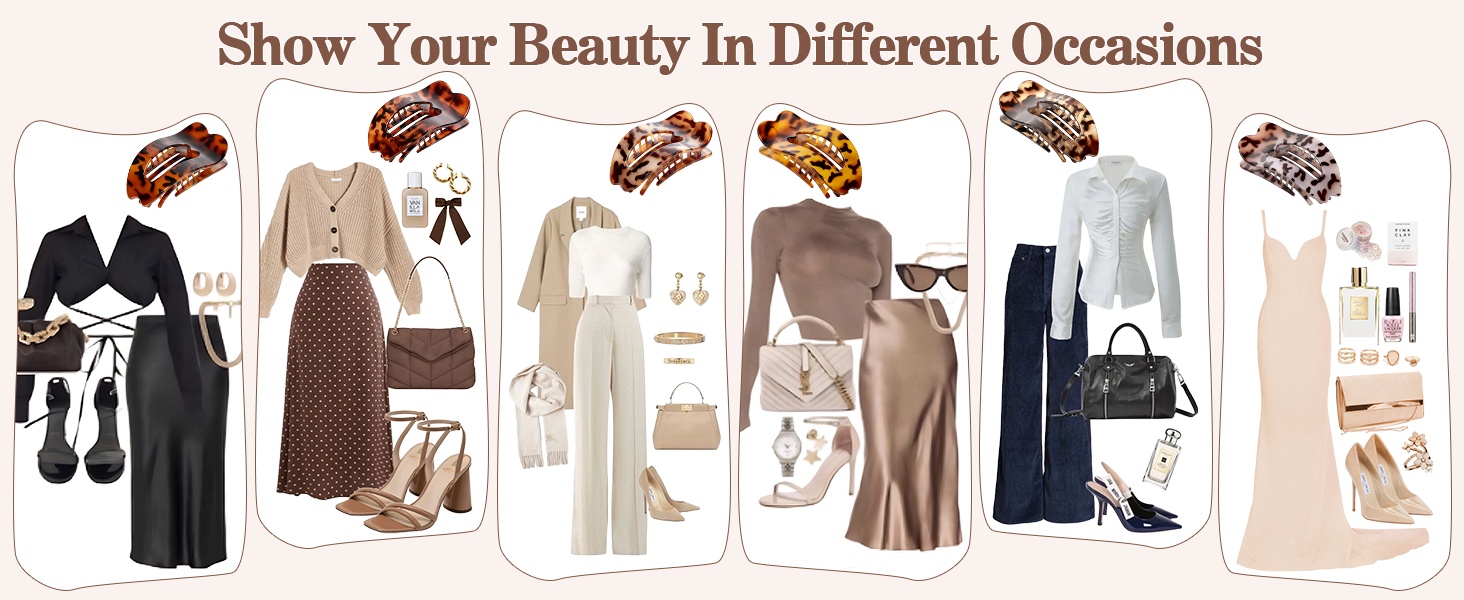 flat hair clips