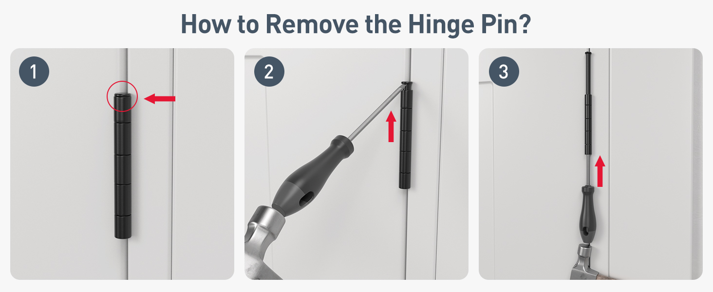 How to Remove the Hinge Pin?