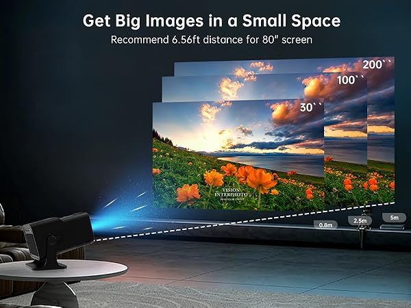 Projector for Bedroom Outdoor Use