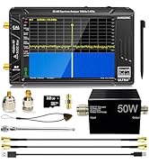 AURSINC TinySA Ultra+ ZS406 Spectrum Analyzer with 50W Attenuator, 2025 Upgraded 100kHz-5.4GHz V0...