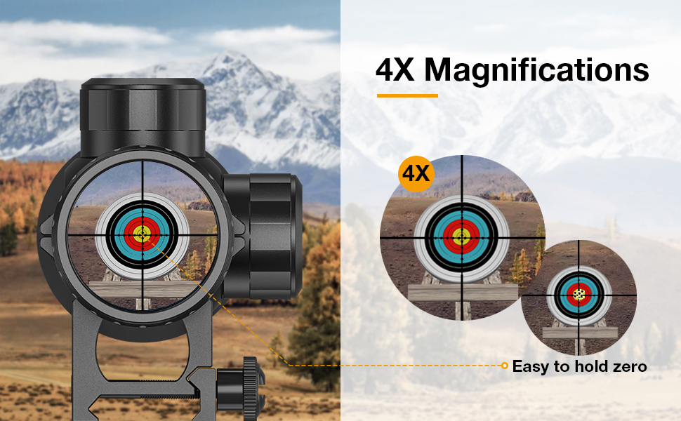 4x32 Compact Rifle Scope 