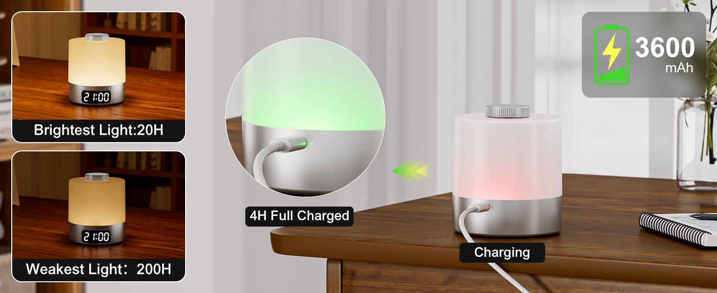 rechargeable night light