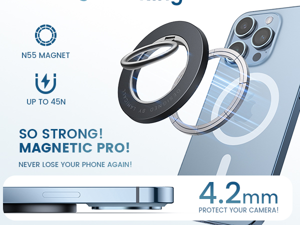 phone ring holder magnetic phone ring holder grip phone holder for hand magsafe pop socket for phone