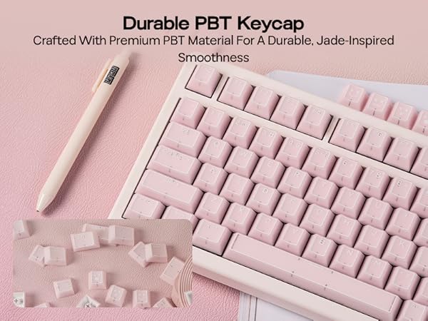 Creamy Jade PBT Keycaps