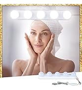 Makeup Lights for Mirror, Small Lights for Vanity, Vanity Mirror Lights with 3 Colors/ 10 Brightn...