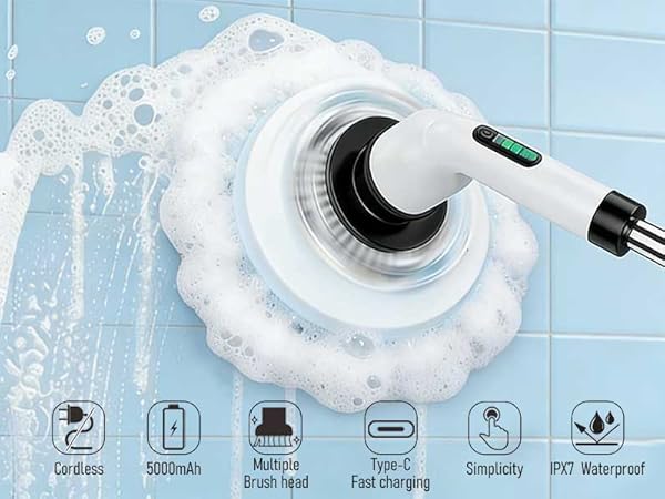 7in1 electric spin scrubber