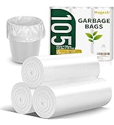 4 Gallon Small Trash Bags, Magesh 4 Gallon Trash Bag Strong, Leakage-Free, Small Garbage Bags 4 G...