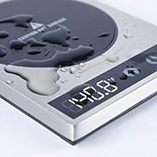 LED display and spill resistant surface