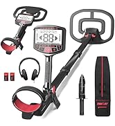 PANCKY Metal Detector for Adults Professional, Collapsible All-Terrain Pinpointing IP68 Waterproo...