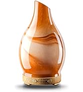 JOYOLO Essential Oil Diffuser, 120 ml Glass Aromatherapy Diffuser with 7 Color Lights, Auto Shut-...