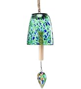 DREAM GARDEN Solar Wind Chimes for Outside, Glass Wind Chime Outdoor Colorful Windchimes with Sol...