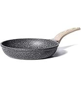 CAROTE Nonstick Frying Pan Skillet,Non Stick Granite Fry Pan Egg Pan Omelet Pans, Stone Cookware ...