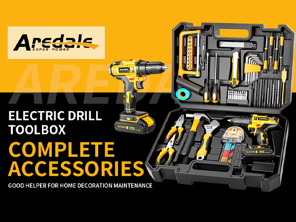 Drill Driver and Home Tool Set