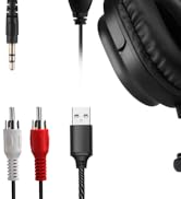 18 Ft / 5.5M Extra Long Cord Headphones for TV